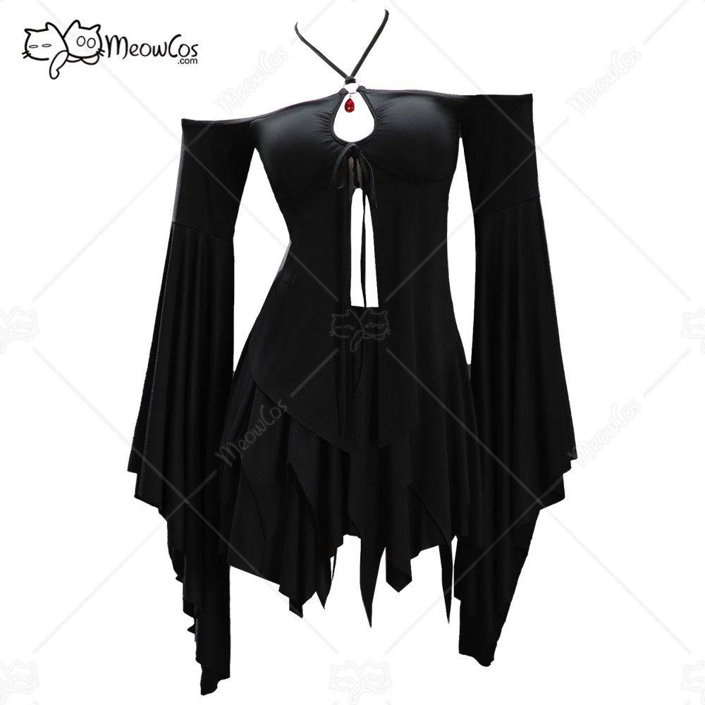 Anime Cosplay Com - MEOWCOS Dames Gothic Zwarte Top Rok