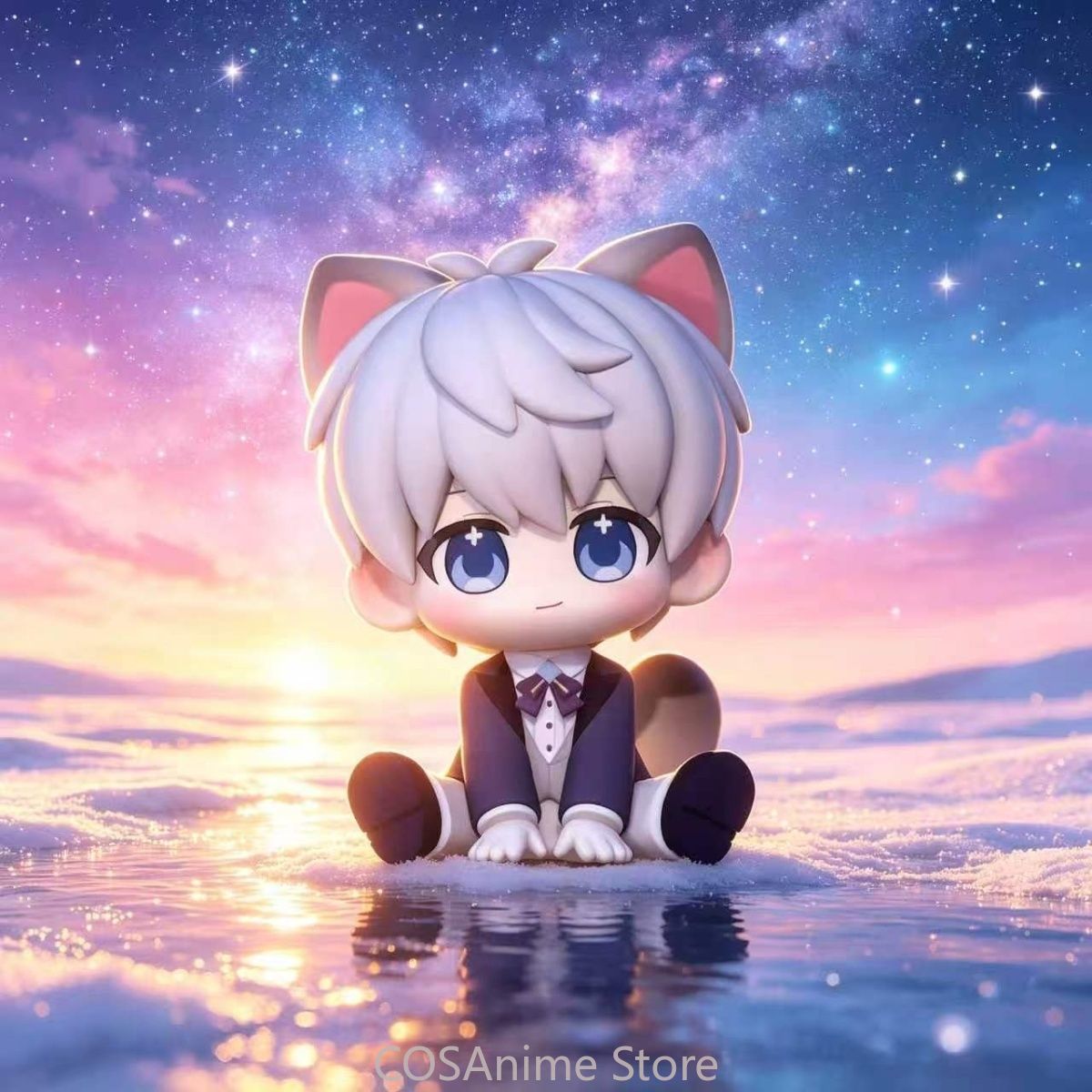 Anime Cosplay Cat - Xavier Love en Deepspace Cat 8cm
