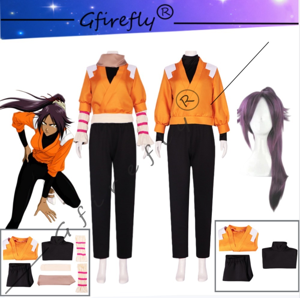 Anime Cosplay Bleach - BLEACH Yoruichi Shihouin Cosplaykostuum Dezelfde stijl