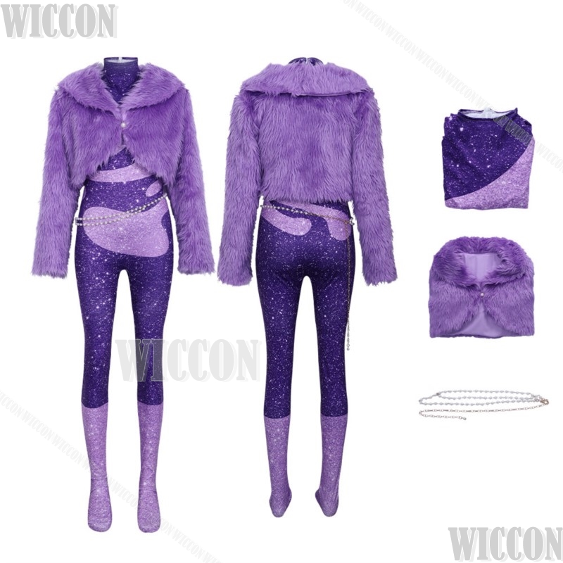 Anime Cosplay Dance - Paars Danspak Harige Zoon Cosplay Stage