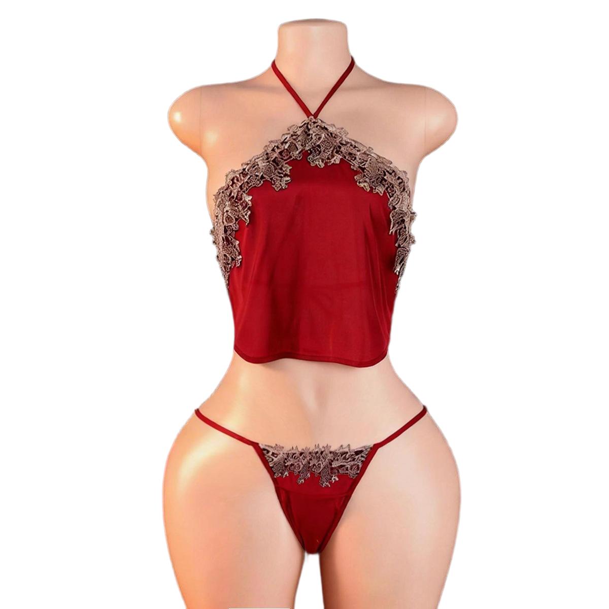 Anime Cosplay Female - Court Red Bellyband met Panty Sling