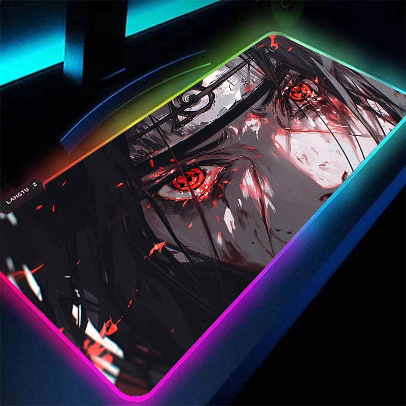 Naruto Headband Metal - RGB Muismat 90x40 cm Naruto Itachi