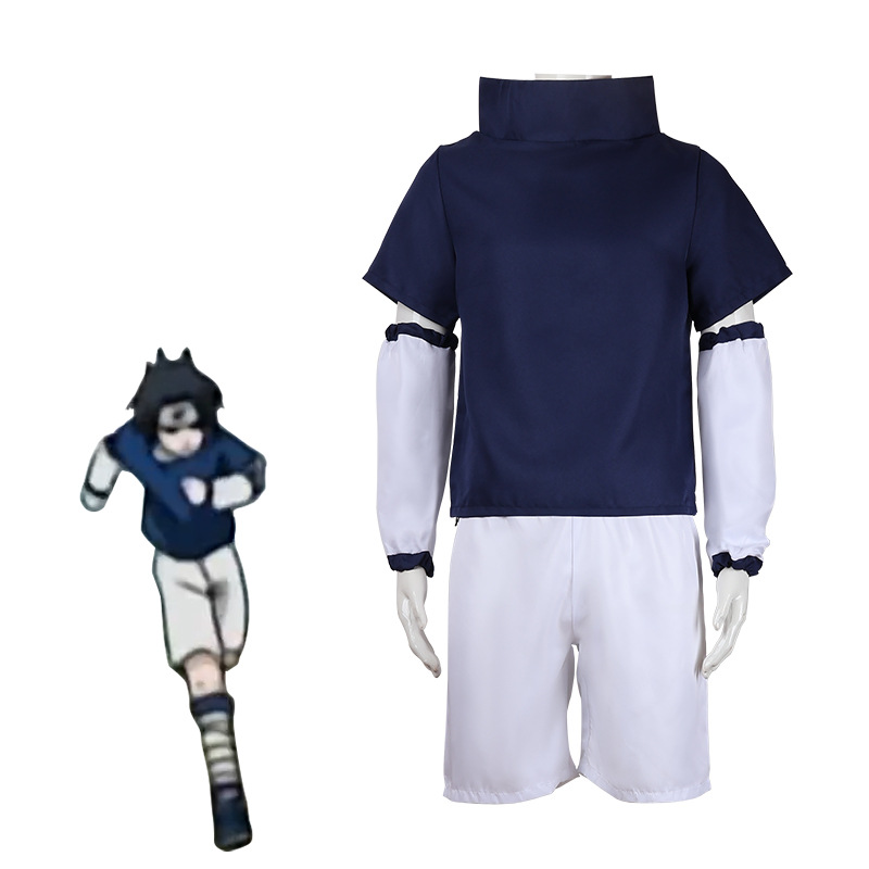 Kids Cosplay Anime - Anime Uchiha Sasuke Cosplay Kostuum Voor