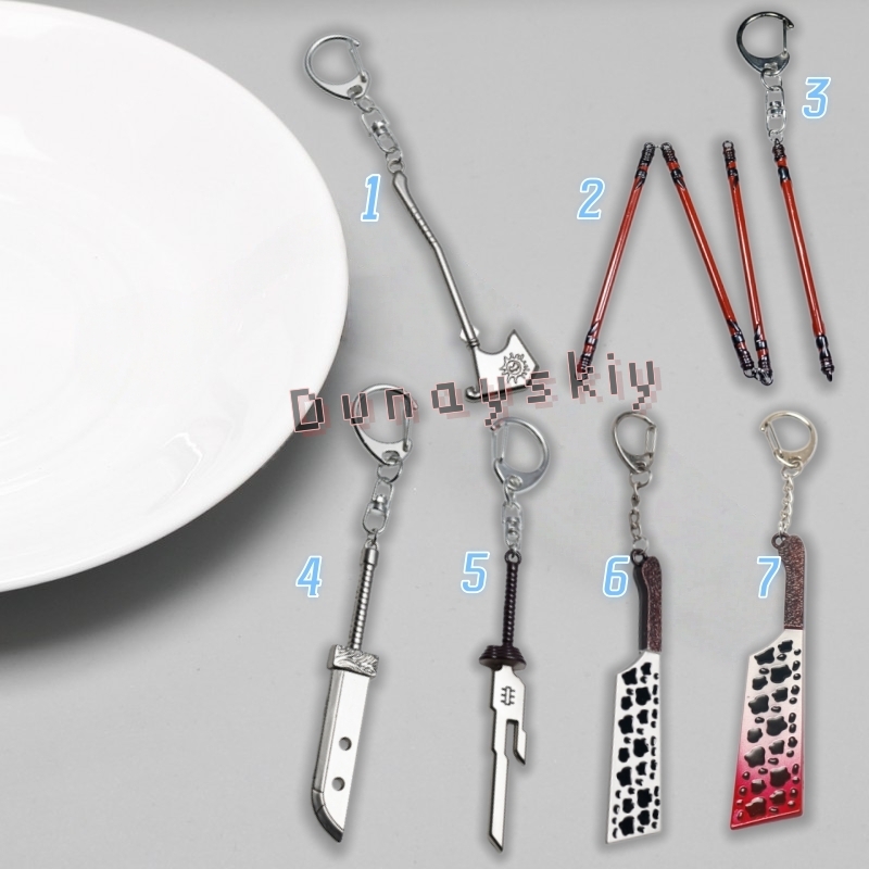 Cosplay Anime Jjk - Fanmade JJK Mini Alloy Model Sleutelhanger