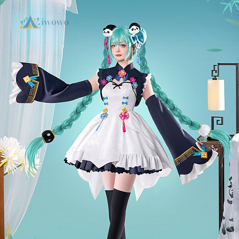 Anime Cosplay Female - Anime Project Sekai Cosplay Miku Kostuum