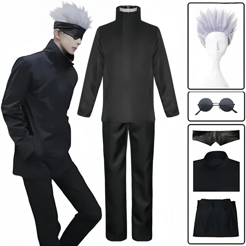 Anime Cosplay Glasses - Anime Jujutsu Satoru Gojo Cosplay Kostuum