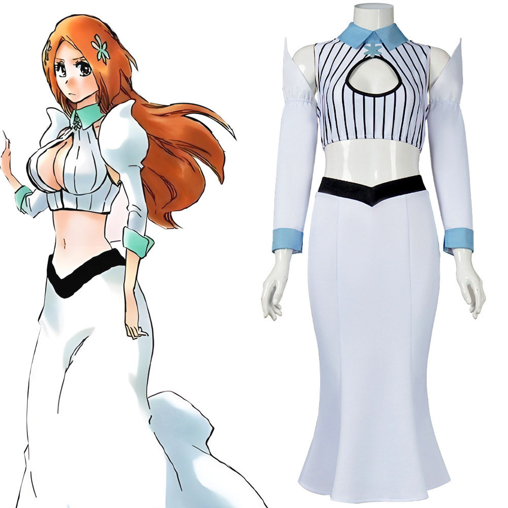 Anime Cosplay Bleach - Bleach Inoue Orihime Cosplay Kostuum Uniform
