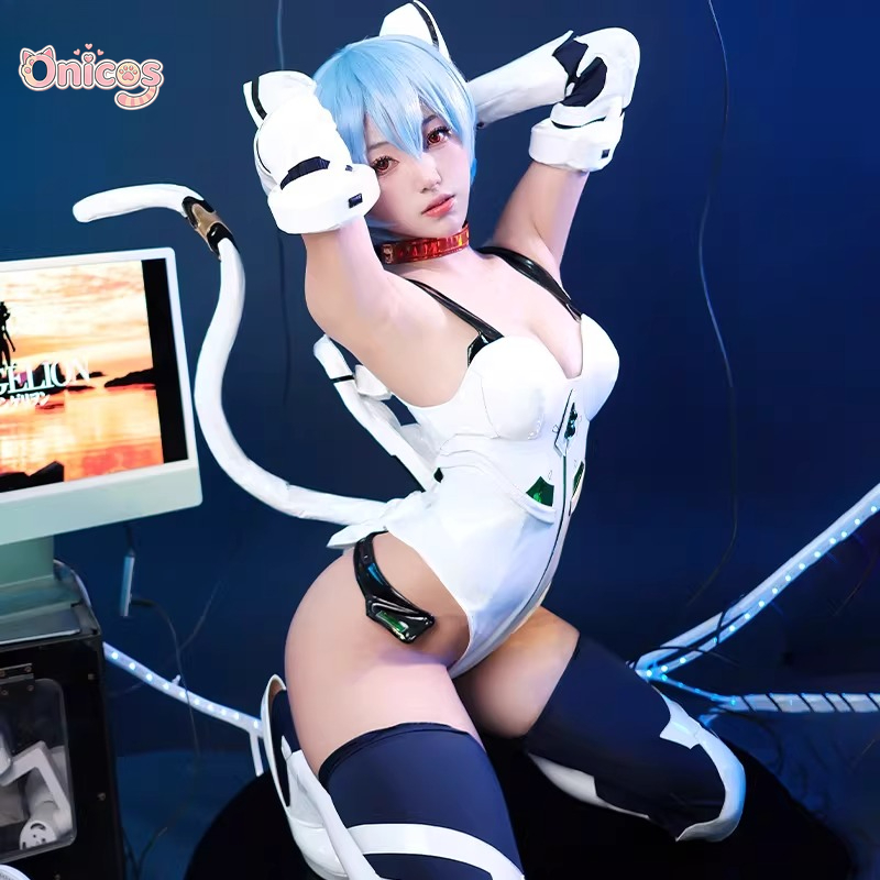 Ayanami Rei Cat Ear Anime Cosp - Anime Cosplay Cat recensie en prijs