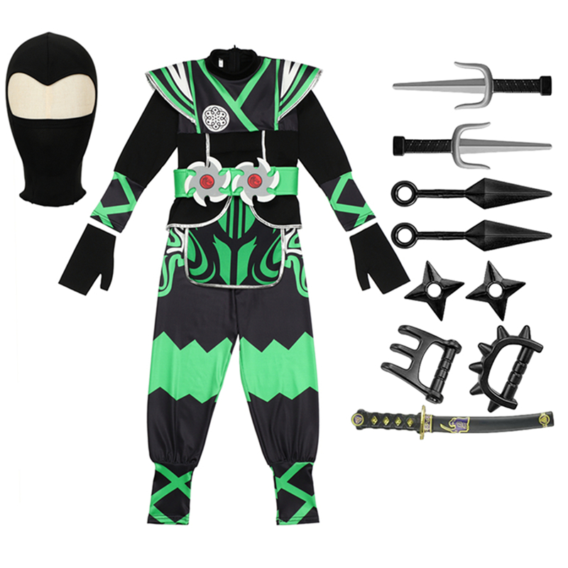 Japanse Ninja-kostuumset voor  - Kids Cosplay Anime recensie en prijs