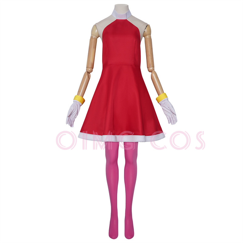 Amy Rose Cosplay Kostuum Volwa - Anime Cosplay Female recensie en prijs