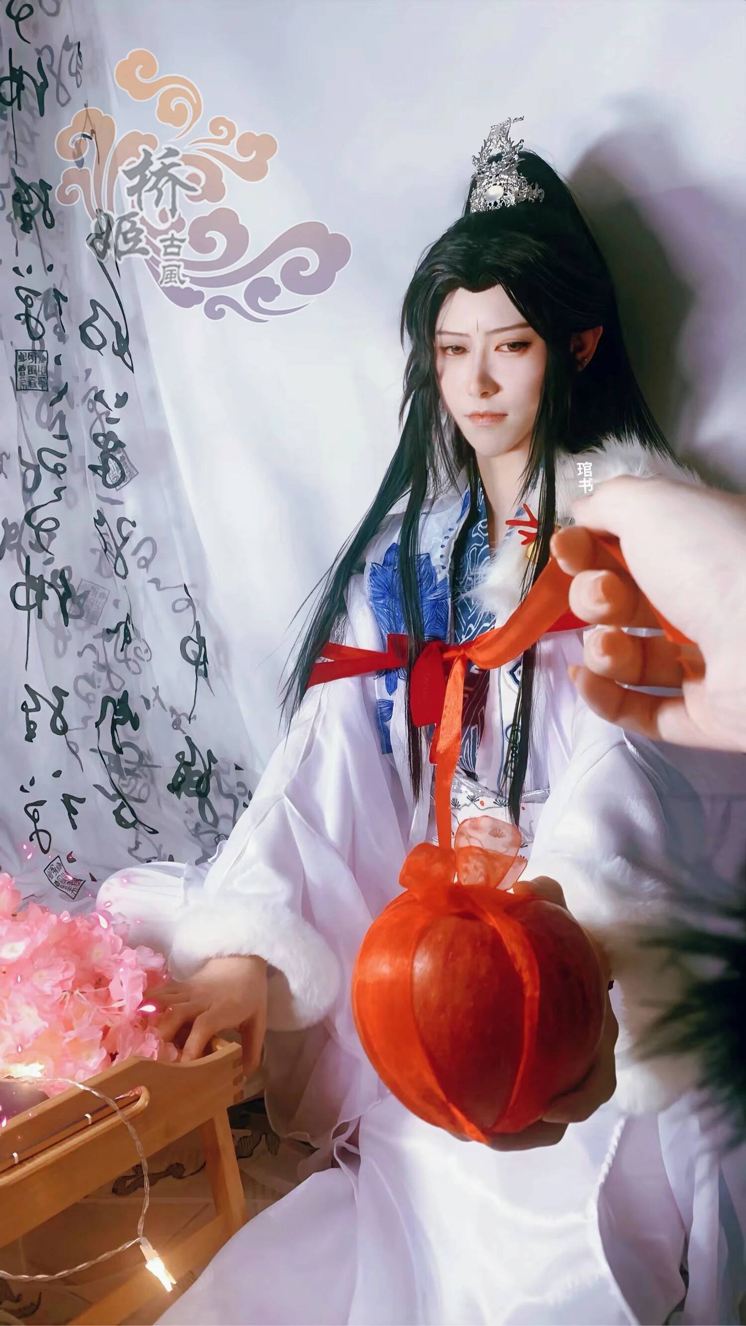 Er en anime zijn Ha witte kat  - Anime Cosplay Cat recensie en prijs