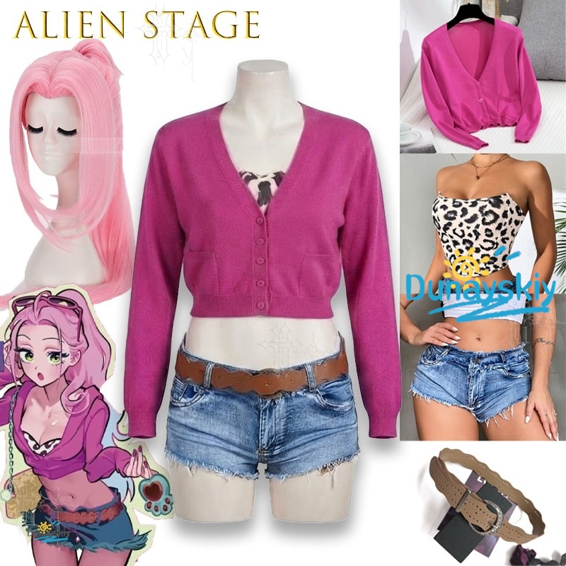 Hot Girl Pink Uniform Complete - Anime Cosplay Girl Photo recensie en prijs