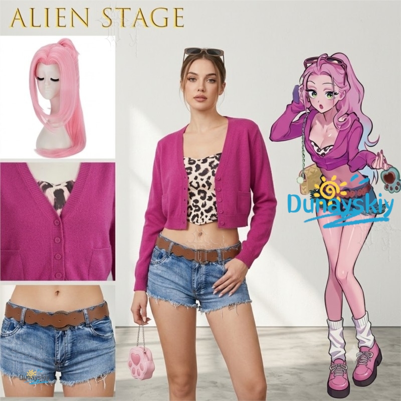 Hot Girl Pink Uniform Complete - Anime Cosplay Girl Photo recensie en prijs
