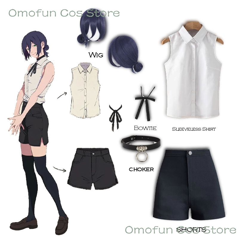 Reze Cosplay Kostuum Mouwloos  - Anime Cosplay Dance recensie en prijs