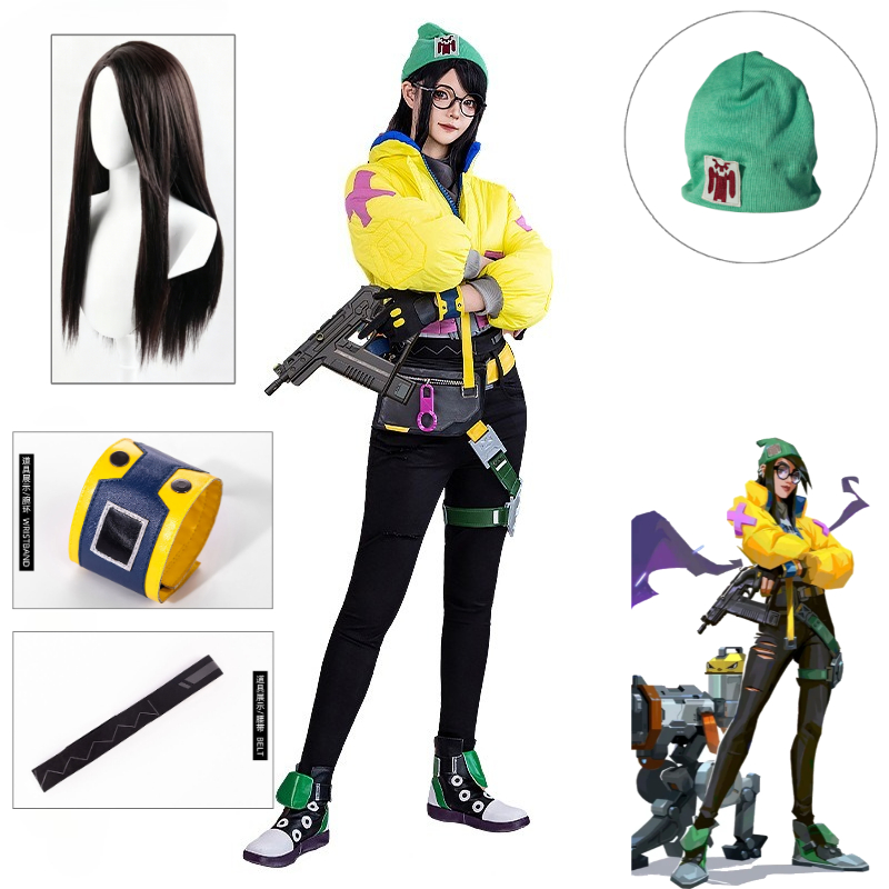 Valorant Killjoy Cosplay-kostu - Anime Cosplay Glasses recensie en prijs