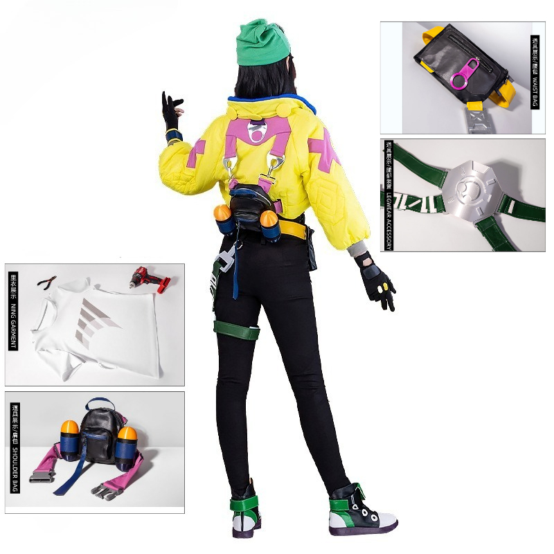 Valorant Killjoy Cosplay-kostu - Anime Cosplay Glasses recensie en prijs
