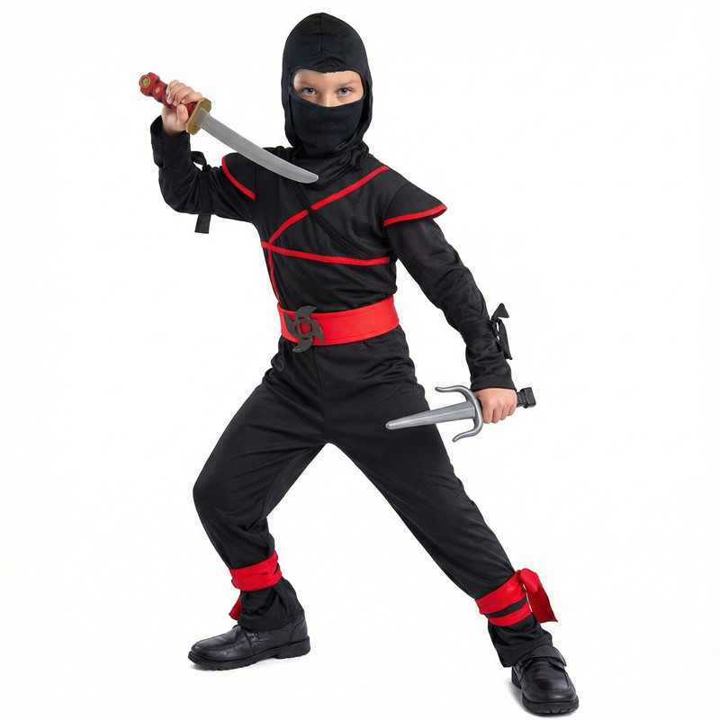 Japans Samurai-kostuum voor ki - Kids Cosplay Anime recensie en prijs